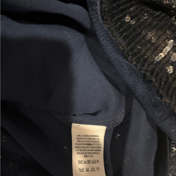 Free people Black Sequin Off-Shoulder Split Midi Dress size Xs NEW - Picture 7 of 7